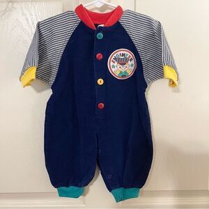 Vintage Boys Train Conductor Jumper